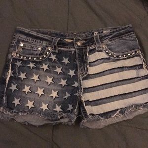 Miss Me Flag Shorts
